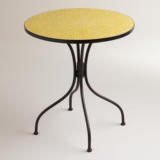 简约现代马赛克桌椅欧式户外休闲桌椅 室内阳台桌椅创意家具新品