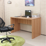 简约时尚电脑桌 台式家用双人桌子写字台办公桌书桌书架组合包邮