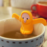 【韩国代购家居】E013 可爱小人泡茶茶包固定器