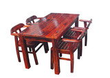 碳化复古实木铁艺酒吧桌椅酒吧桌吧台椅欧式酒吧凳酒吧桌椅