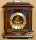 创意欧式复古艾迪5007石英钟  豪华实木座钟 半机械座钟