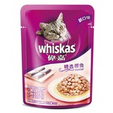 伟嘉 带鱼妙鲜包 鲜封包 猫咪零食 猫湿粮猫罐头 宠物食品 85g