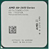 AMD A6-3670 四核CPU FM1 APU 集成GPU 另有A6-3650 A6 3670K