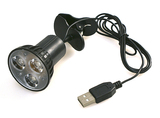 笔记本电脑夹子护眼灯LED灯夹式USB灯可调整灯照向3LED灯高亮度