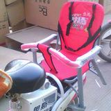 小孩婴儿童宝宝座椅电动车自行车电瓶车折叠后置坐椅可带雨棚包邮