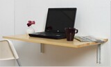 实木折叠桌挂墙桌连壁桌墙边桌笔记本电脑桌可折叠靠墙桌可定做