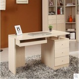 瑞信家具组装家用台式桌简易笔记本电脑台带抽屉写字台办公书桌