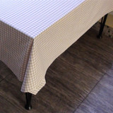 现代简约北欧宜家棉麻素雅小格餐桌桌布盖布防尘盖布咖啡厅桌布