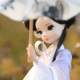 可儿娃娃专柜正品女孩玩具 芭比娃娃关节体古装中国神话白蛇仙子