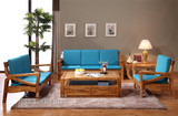 宏友木 正品 新款 实木柏木家具客厅凉椅现代田园组合沙发36#