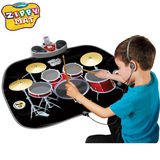 厂家批发早教益智儿童架子鼓玩具 多功能智力开发音乐爵士鼓玩具