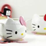 特价hello Kitty儿童KT猫白色可爱陶瓷杯牛奶杯早餐杯 创意水杯子