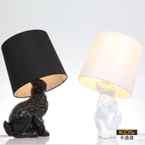 moooi设计师艺术台灯 样板房别墅客厅卧室床头灯创意时尚兔子台灯