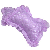 紫舞汽车饰品车用蕾丝护颈枕头枕布艺蕾丝骨头枕实拍正品两个包邮
