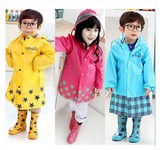 Smally儿童雨衣 出口韩国外贸原单时尚男童女童小孩宝宝雨衣