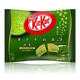 日本进口零食品 kitkat雀巢奇巧宇治 抹茶巧克力威化夹心饼干12枚