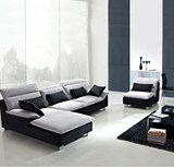 思源品牌布艺沙发 组合 现代简约客厅家具转角贵妃布沙发大小户型