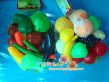 塑料水果蔬菜玩具模型儿童玩乐玩具宝宝早教认知益智力水果总动员