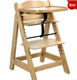 婴儿儿童椅子吃饭椅实木宝宝餐座桌椅欧单出口小孩木质BB椅多功能