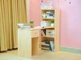 特价时尚组合松木电脑桌 简洁实木书柜电脑桌 台式家用电脑桌