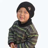 儿童韩版秋冬双层针织保暖风雪帽子 适合3-10岁的小孩 潮
