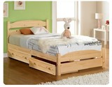 宜家实木床儿童床单人床婴儿床创意游戏床多功能1.2米1.5米床特价