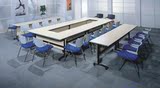 厂家直销条桌培训桌课桌条形开会桌大会议室办公家具板式防火江苏