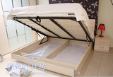 排骨架气压储物燕尾床1.5米1.8米低箱床特价床环保板式双人单人床