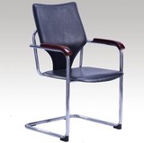 办公椅 电脑椅硬皮椅弓形椅不锈钢椅大班椅子学生会议椅大号 特价
