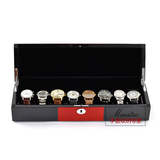 特价包邮 出口高档钢琴漆木制手表盒手表收藏盒男生日礼物8表带锁