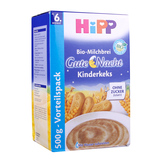 德国 喜宝有机香蕉牛奶饼干燕麦晚餐米粉500g 6+  16年10