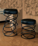 欧式创新铁艺椅子 休闲小凳子 吧台美椅 新品创意椅 特价时尚椅子