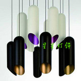 米兰设计简约现代多彩餐厅会所吊灯酒店工程灯个性艺术过道竹筒灯