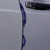 HP-6155 子母避震防碰器-透明紫 汽车车门防撞片 防撞装饰条
