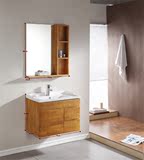 JIMU/积木 品牌浴室柜组合 经典橡木柜 洗脸洗手台盆实木柜 吊柜