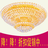 现货K9灯具吸顶灯LED水晶灯客厅现代工程酒店圆形大灯1.2米一米二
