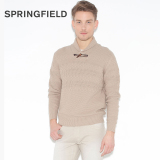 SPRINGFIELD 2014新款男装套头衫圆领羊绒衫毛衣长袖男针织衫