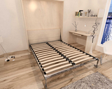 隐形床壁床多功能创意家具靠墙折叠衣柜床1.5米双人正侧翻隐藏床