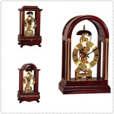 包邮北极星办公室桌钟老式复古欧式台钟上发条报时全铜芯机械座钟