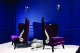 新古典椅子 高背椅 豪华休闲椅 实木形象椅 欧式宫廷装饰椅