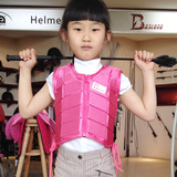 包邮儿童安全防护背心 三色可调节马术护甲护具骑马装备BCL219504