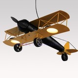 LED吊灯儿童房吊灯飞机模型灯，仿真飞机，二战仿古飞机直升机灯