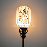 中式落地灯中式灯具古典宫灯手绘仿古立式落地灯客厅卧室电影道具