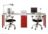 时尚加厚双人桌家用台式转角电脑桌组合书桌办公桌笔记本桌床上桌