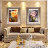 现代室内欧式花卉时尚客厅沙发背景卧室床头有框装饰画墙壁画挂画