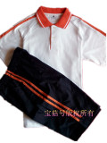 新款健生上海市小学生统一校服男女夏装短袖 t恤中裤套装 童装