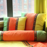 抱枕套靠枕枕头靠垫 家居床上沙发车用装饰 东南亚风格拼接 特价