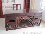 老挝红酸枝大书桌 红木家具 实木家具  大班桌 写字台 书台
