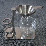 茶漏 茶滤杯子过滤网 不锈钢茶架茶具 套装茶道配件玻璃水杯茶漏