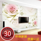 浪漫玫瑰花 客厅玄关走廊餐厅卧室背景墙大型壁画墙纸定做壁纸